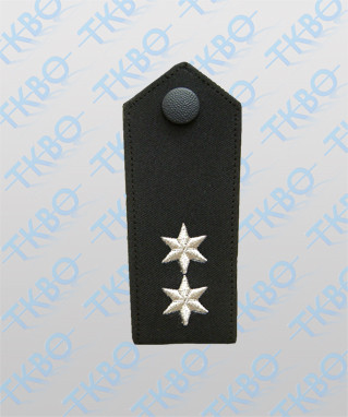 Polizei Schulterstücke blau 4 goldene Sterne LPD 1 Paar ps161 