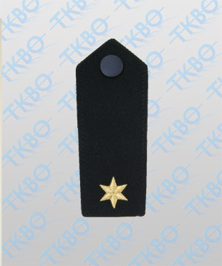 Polizei Schulterstücke blau 5 silberne Sterne POM Nordverbund 1 Paar ps154 