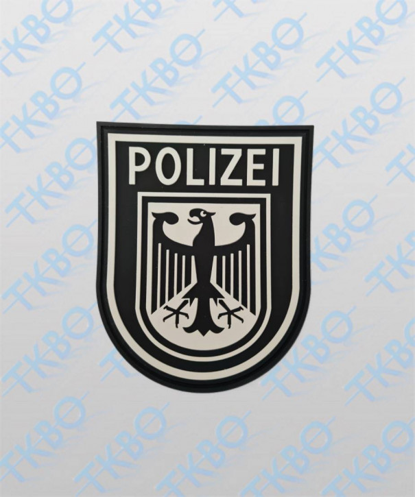 Bundespolizeiabzeichen - Rubber - mit Klett