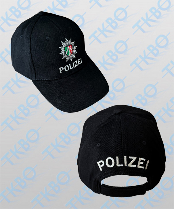 Baseball Cap Polizei NRW Schwarz