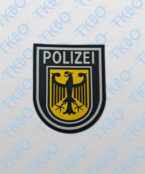 Bundespolizeiabzeichen - Rubber - mit Klett