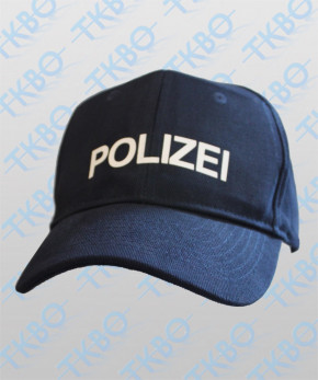 Baseball Cap mit Druck "Polizei"