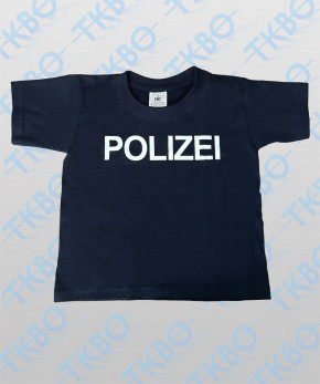 Kinder T-Shirt mit Aufdruck "POLIZEI"