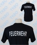 T-Shirt mit Aufdruck "FEUERWEHR"
